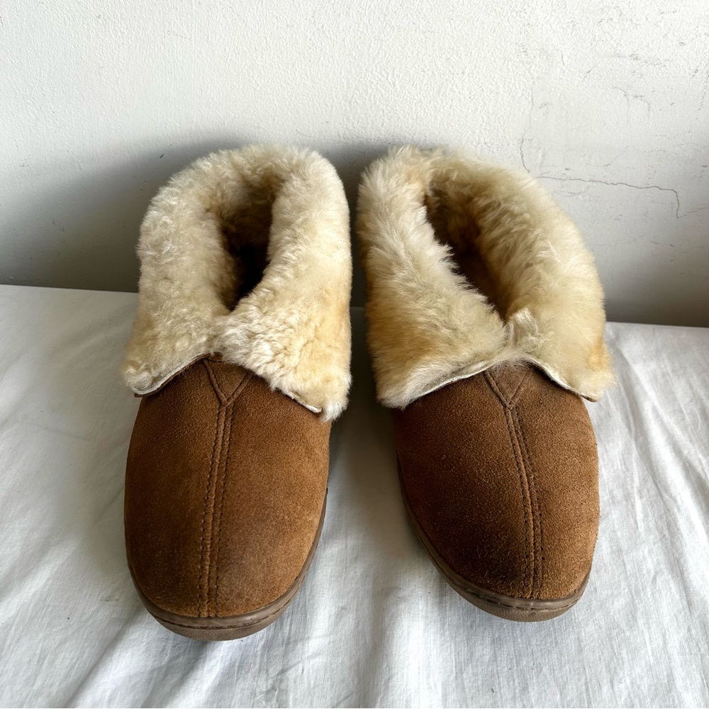 Minnetonka Ankle Boot Sheepskin Lined Booties Slippers